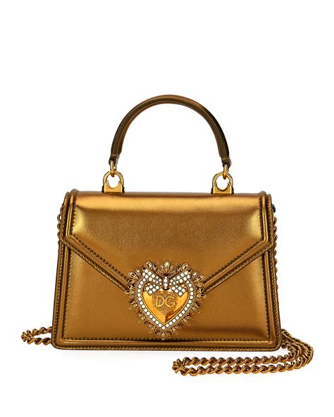 dolce gabbana devotion borsa|DOLCE&GABBANA Devotion Leather Top Handle Bag.